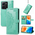 Custodia per telefono in pelle goffrata fiore mandala, For vivo V23 5G, For vivo X80 Lite, For vivo X80 Pro