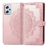 Custodia per telefono in pelle goffrata fiore mandala, For Xiaomi Poco X4 GT, For Xiaomi Redmi Note 10S, For Asus Zenfone 9, For vivo T2X 5G