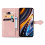 Custodia per telefono in pelle goffrata fiore mandala, For Xiaomi Poco X4 GT, For Xiaomi Redmi Note 10S, For Asus Zenfone 9, For vivo T2X 5G