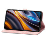 Custodia per telefono in pelle goffrata fiore mandala, For Xiaomi Poco X4 GT, For Xiaomi Redmi Note 10S, For Asus Zenfone 9, For vivo T2X 5G
