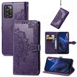 Custodia per telefono in pelle goffrata fiore mandala, For UMIDIGI A13S, For Xiaomi Poco M5, For ZTE Blade A72 4G, For ZTE Blade V40S