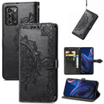 Custodia per telefono in pelle goffrata fiore mandala, For UMIDIGI A13S, For Xiaomi Poco M5, For ZTE Blade A72 4G, For ZTE Blade V40S