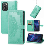 Custodia per telefono in pelle goffrata fiore mandala, For UMIDIGI A13S, For Xiaomi Poco M5, For ZTE Blade A72 4G, For ZTE Blade V40S