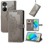Custodia per telefono in pelle goffrata fiore mandala, For UMIDIGI A13S, For Xiaomi Poco M5, For ZTE Blade A72 4G, For ZTE Blade V40S