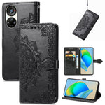 Custodia per telefono in pelle goffrata fiore mandala, For UMIDIGI A13S, For Xiaomi Poco M5, For ZTE Blade A72 4G, For ZTE Blade V40S