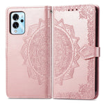 Custodia per telefono in pelle goffrata fiore mandala, For ZTE Blade V40 Pro, For Xiaomi Redmi A1+, For Huawei Mate 50 Pro, For Xiaomi Poco X3 Pro