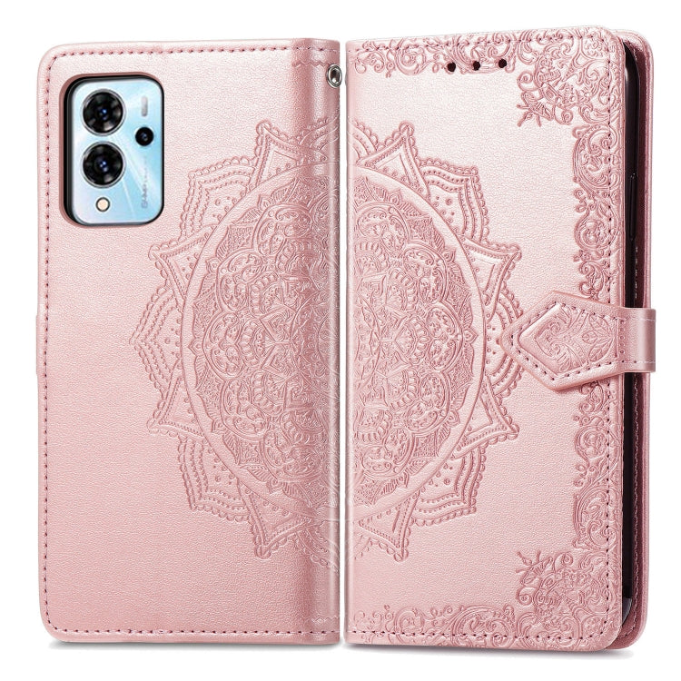 Custodia per telefono in pelle goffrata fiore mandala, For ZTE Blade V40 Pro, For Xiaomi Redmi A1+, For Huawei Mate 50 Pro, For Xiaomi Poco X3 Pro