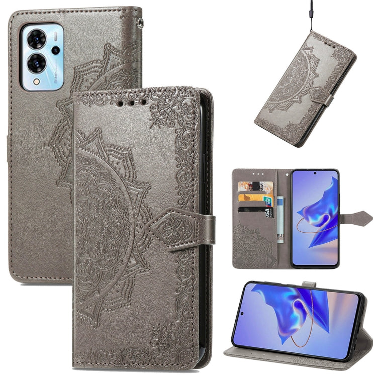 Custodia per telefono in pelle goffrata fiore mandala, For ZTE Blade V40 Pro, For Xiaomi Redmi A1+, For Huawei Mate 50 Pro, For Xiaomi Poco X3 Pro