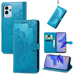 Custodia per telefono in pelle goffrata fiore mandala, For ZTE Blade V40 Pro, For Xiaomi Redmi A1+, For Huawei Mate 50 Pro, For Xiaomi Poco X3 Pro