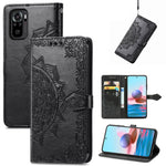 Custodia per telefono in pelle goffrata fiore mandala, For Xiaomi Poco X4 GT, For Xiaomi Redmi Note 10S, For Asus Zenfone 9, For vivo T2X 5G