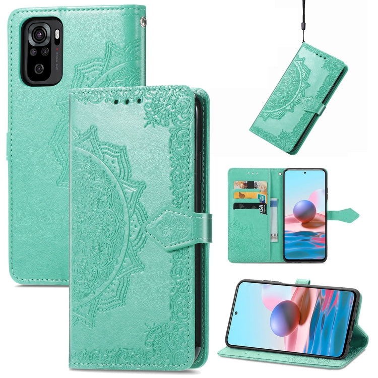 Custodia per telefono in pelle goffrata fiore mandala, For Xiaomi Poco X4 GT, For Xiaomi Redmi Note 10S, For Asus Zenfone 9, For vivo T2X 5G
