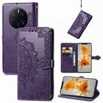 Custodia per telefono in pelle goffrata fiore mandala, For ZTE Blade V40 Pro, For Xiaomi Redmi A1+, For Huawei Mate 50 Pro, For Xiaomi Poco X3 Pro