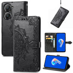 Custodia per telefono in pelle goffrata fiore mandala, For Xiaomi Poco X4 GT, For Xiaomi Redmi Note 10S, For Asus Zenfone 9, For vivo T2X 5G