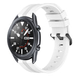 Cinturino in silicone a strisce concave da 22 mm, For Samsung Galaxy Watch3 45mm, For Samsung Galaxy Watch 46mm