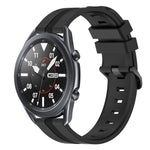 Cinturino in silicone a strisce concave da 22 mm, For Samsung Galaxy Watch3 45mm, For Samsung Galaxy Watch 46mm
