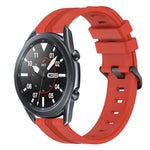 Cinturino in silicone a strisce concave da 22 mm, For Samsung Galaxy Watch3 45mm, For Samsung Galaxy Watch 46mm