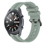 Cinturino in silicone a strisce concave da 22 mm, For Samsung Galaxy Watch3 45mm, For Samsung Galaxy Watch 46mm