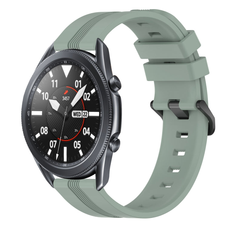 Cinturino in silicone a strisce concave da 22 mm, For Samsung Galaxy Watch3 45mm, For Samsung Galaxy Watch 46mm