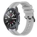 Cinturino in silicone a strisce concave da 22 mm, For Samsung Galaxy Watch3 45mm, For Samsung Galaxy Watch 46mm