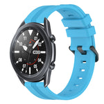 Cinturino in silicone a strisce concave da 22 mm, For Samsung Galaxy Watch3 45mm, For Samsung Galaxy Watch 46mm