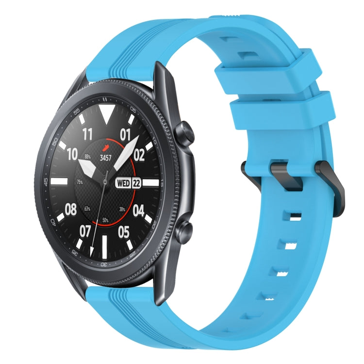 Cinturino in silicone a strisce concave da 22 mm, For Samsung Galaxy Watch3 45mm, For Samsung Galaxy Watch 46mm