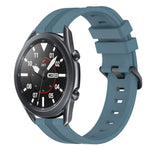 Cinturino in silicone a strisce concave da 22 mm, For Samsung Galaxy Watch3 45mm, For Samsung Galaxy Watch 46mm