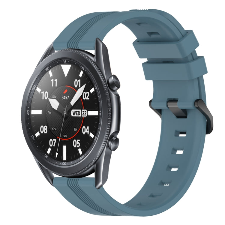 Cinturino in silicone a strisce concave da 22 mm, For Samsung Galaxy Watch3 45mm, For Samsung Galaxy Watch 46mm