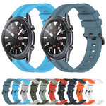 Cinturino in silicone a strisce concave da 22 mm, For Samsung Galaxy Watch3 45mm, For Samsung Galaxy Watch 46mm