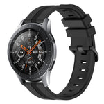 Cinturino in silicone a strisce concave da 22 mm, For Samsung Galaxy Watch3 45mm, For Samsung Galaxy Watch 46mm