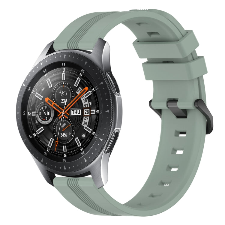 Cinturino in silicone a strisce concave da 22 mm, For Samsung Galaxy Watch3 45mm, For Samsung Galaxy Watch 46mm