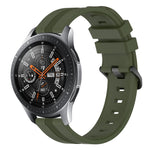 Cinturino in silicone a strisce concave da 22 mm, For Samsung Galaxy Watch3 45mm, For Samsung Galaxy Watch 46mm