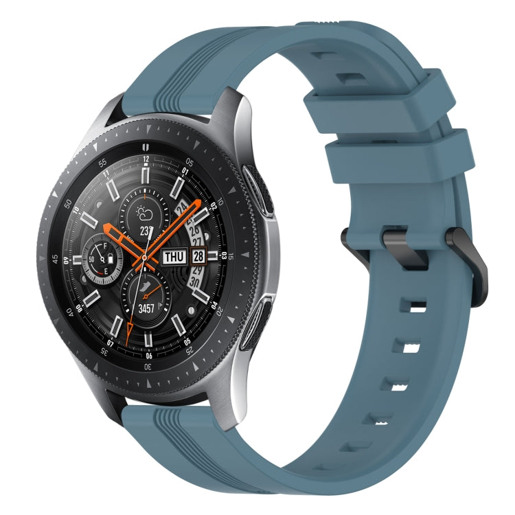 Cinturino in silicone a strisce concave da 22 mm, For Samsung Galaxy Watch3 45mm, For Samsung Galaxy Watch 46mm