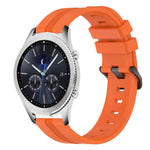 Cinturino in silicone a strisce concave da 22 mm, For Samsung Gear S3 Classic, For Samsung Gear S3 Frontier