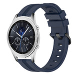 Cinturino in silicone a strisce concave da 22 mm, For Samsung Gear S3 Classic, For Samsung Gear S3 Frontier
