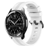 Cinturino in silicone a strisce concave da 22 mm, For Samsung Gear S3 Classic, For Samsung Gear S3 Frontier
