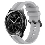 Cinturino in silicone a strisce concave da 22 mm, For Samsung Gear S3 Classic, For Samsung Gear S3 Frontier