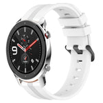 Cinturino in silicone a strisce concave da 22 mm, For Amazfit GTR 4, For Amazfit GTR 3