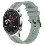 Cinturino in silicone a strisce concave da 22 mm, For Amazfit GTR 4, For Amazfit GTR 3