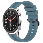 Cinturino in silicone a strisce concave da 22 mm, For Amazfit GTR 4, For Amazfit GTR 3
