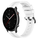 Cinturino in silicone a strisce concave da 22 mm, For Amazfit GTR 3 Pro, For Amazfit GTR 2e