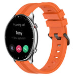 Cinturino in silicone a strisce concave da 22 mm, For Amazfit GTR 2, For Amazfit 3