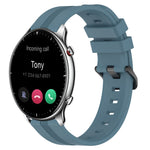 Cinturino in silicone a strisce concave da 22 mm, For Amazfit GTR 2, For Amazfit 3