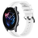 Cinturino in silicone a strisce concave da 22 mm, For Amazfit GTR 2, For Amazfit 3