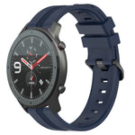 Cinturino in silicone a strisce concave da 22 mm, For Amazfit GTR 47mm