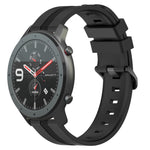 Cinturino in silicone a strisce concave da 22 mm, For Amazfit GTR 47mm