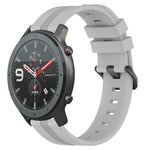 Cinturino in silicone a strisce concave da 22 mm, For Amazfit GTR 47mm