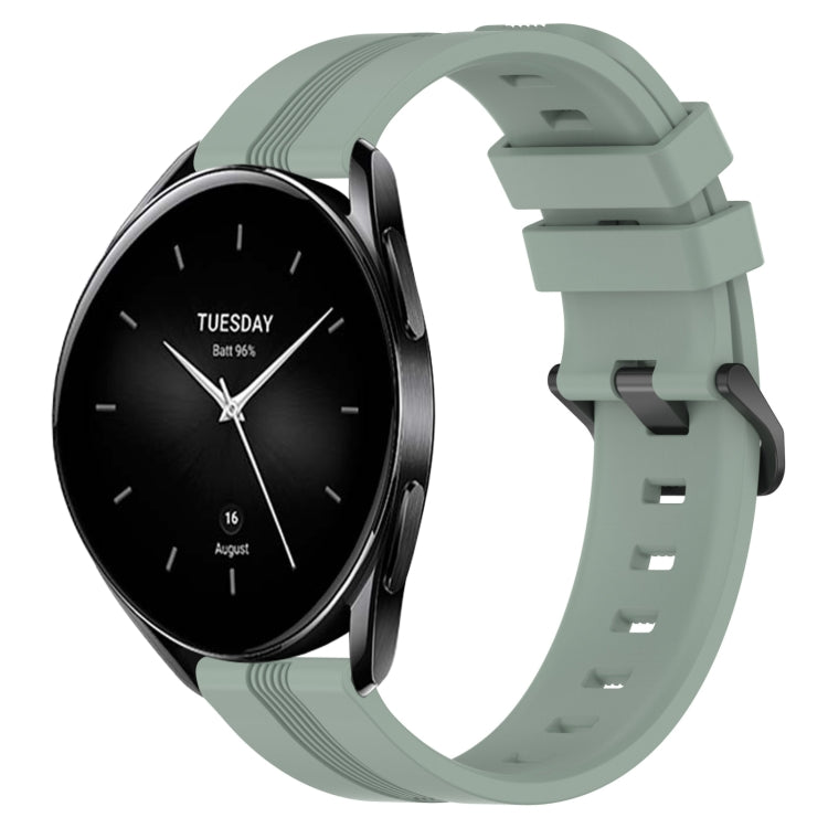 Cinturino in silicone a strisce concave da 22 mm, For Xiaomi Watch S2 42mm, For Xiaomi Watch S2 46mm