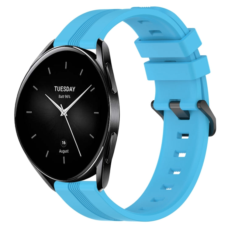 Cinturino in silicone a strisce concave da 22 mm, For Xiaomi Watch S2 42mm, For Xiaomi Watch S2 46mm