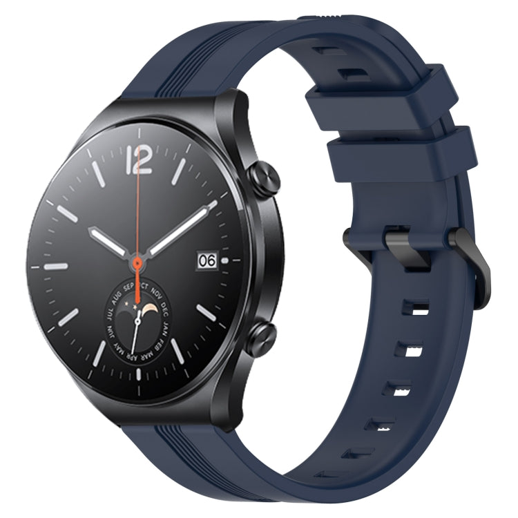 Cinturino in silicone a strisce concave da 22 mm, For Xiaomi MI Watch S1, For Xiaomi MI Watch S1 Pro