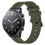 Cinturino in silicone a strisce concave da 22 mm, For Xiaomi MI Watch S1, For Xiaomi MI Watch S1 Pro